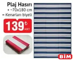 PLAJ HASIRI 70X180 CM
